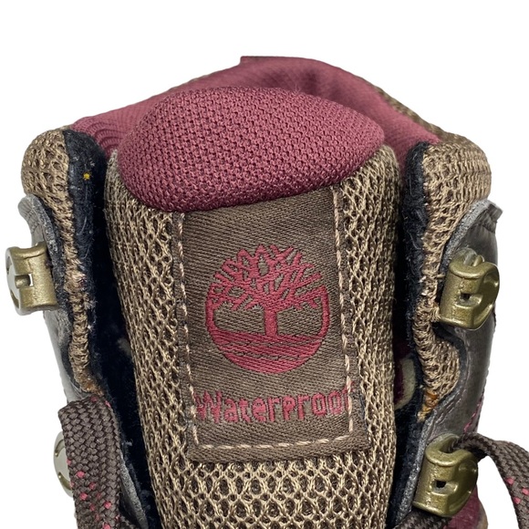 Timberland ✪ Norwood Mid Waterproof Hiking Boot ✪ Distressed Brown Leather ✪ 8M - Picture 13 of 16